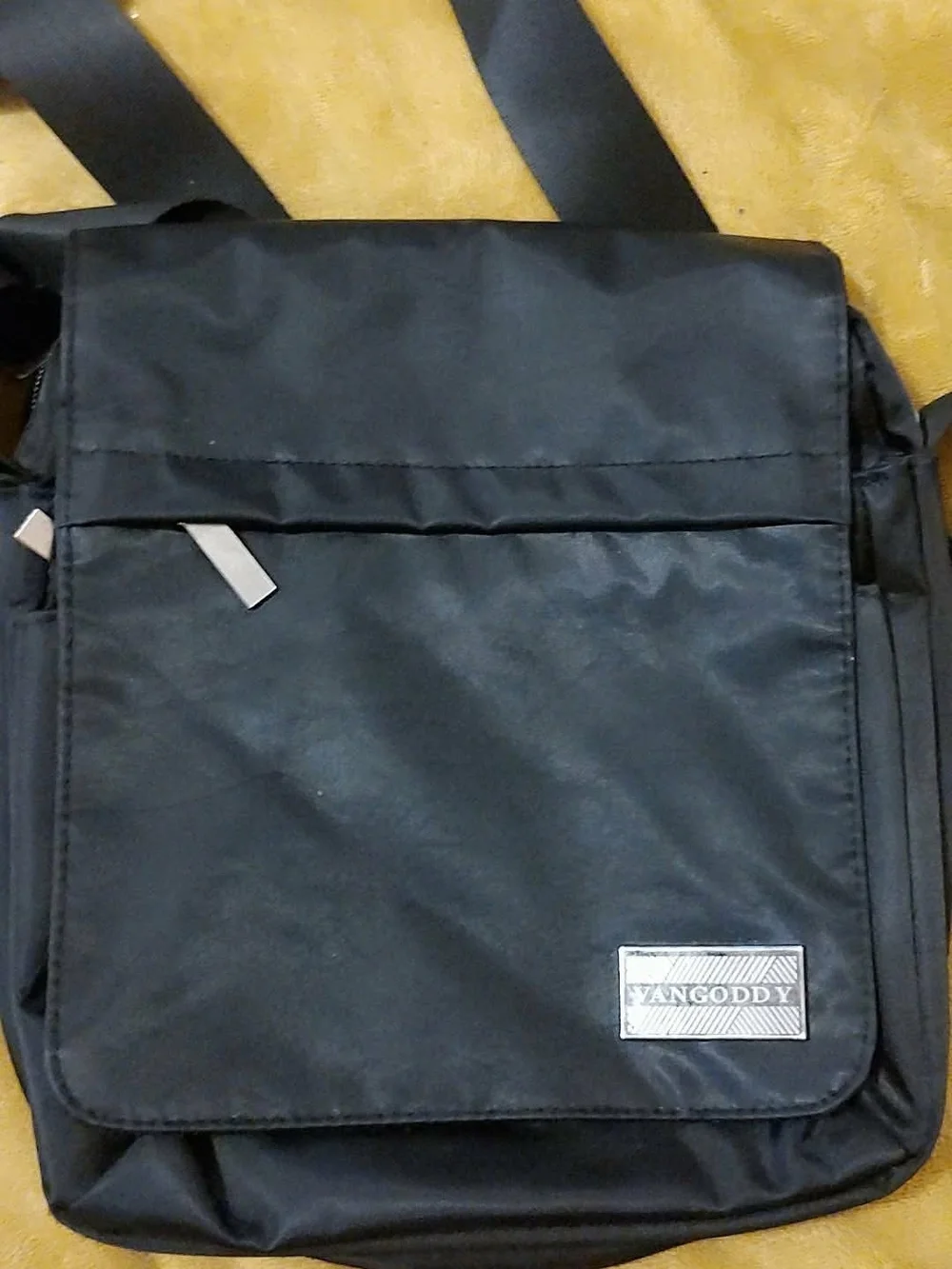 Black Men's Messenger Shoulder Bag
